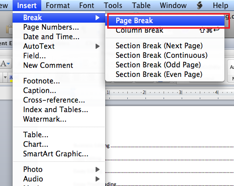 rearrange pages in word for mac